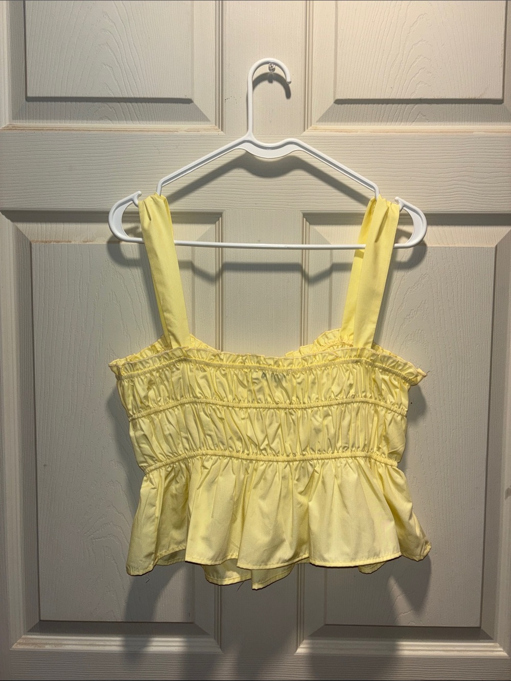 Yellow Ruffled Top - Picture 2 of 3